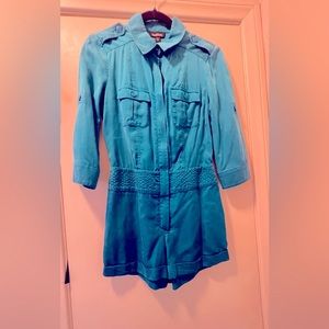 Bebe turquoise Romper